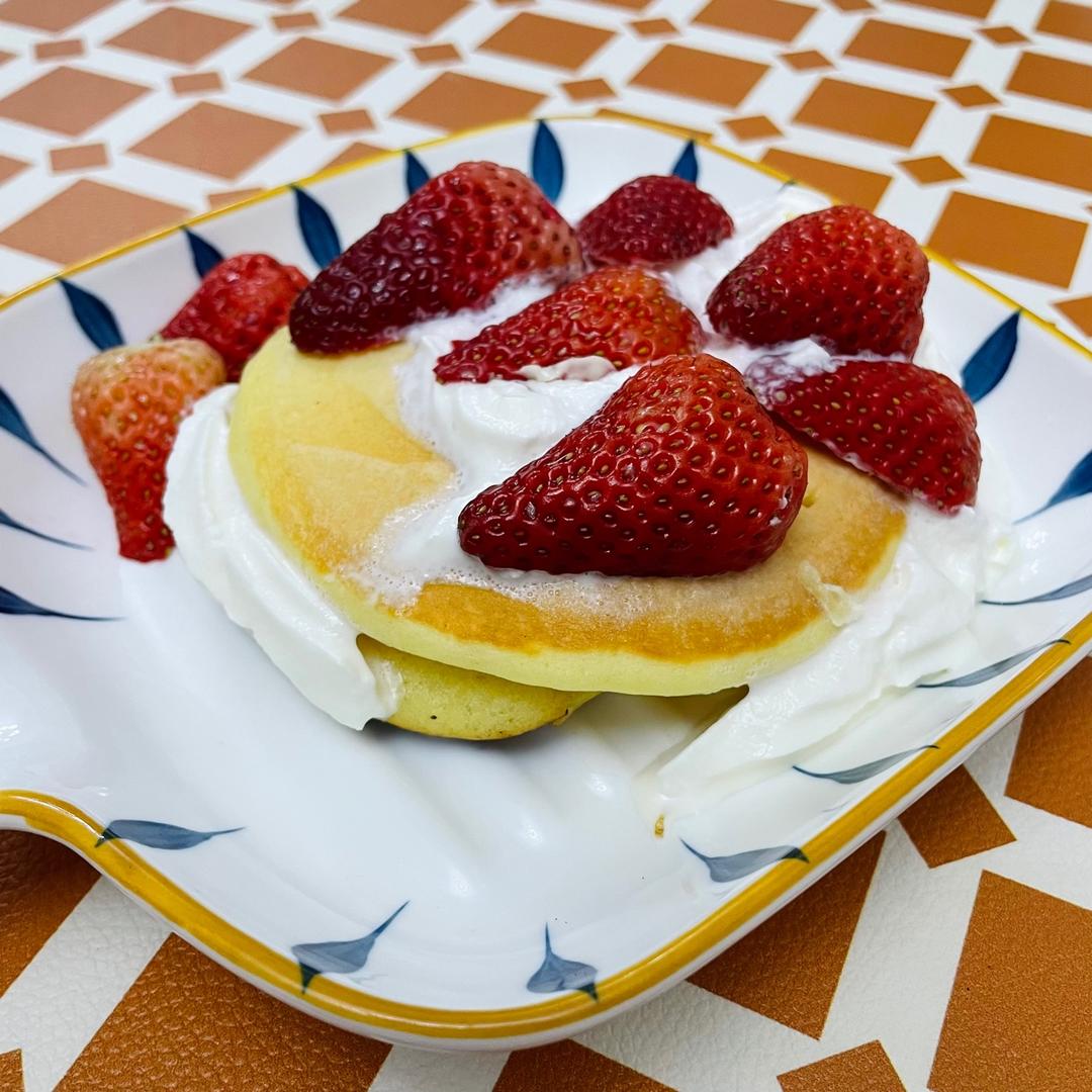 松饼（酒店配方，家里平底锅就可以做，小朋友最爱）