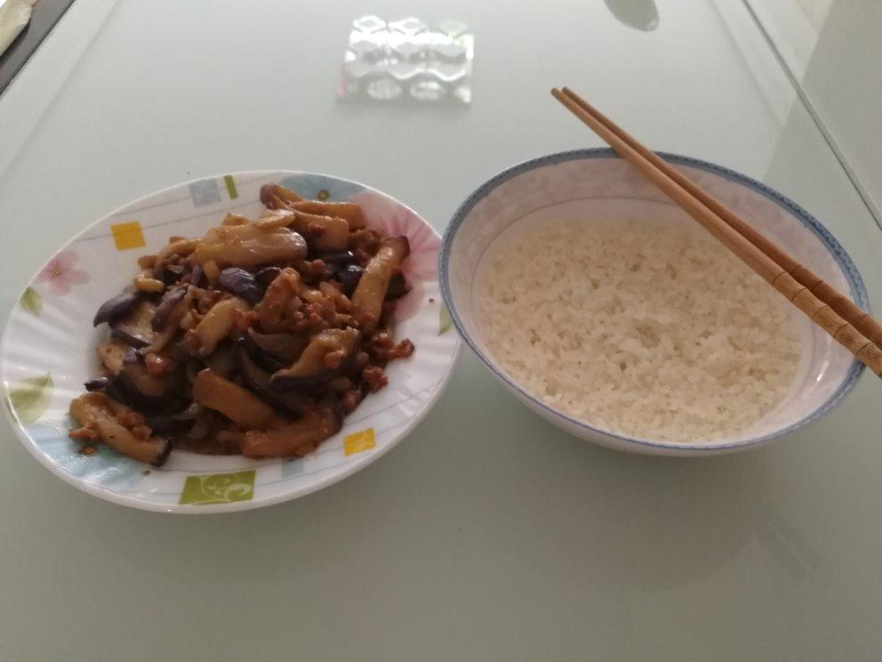 红烧肉沫茄子