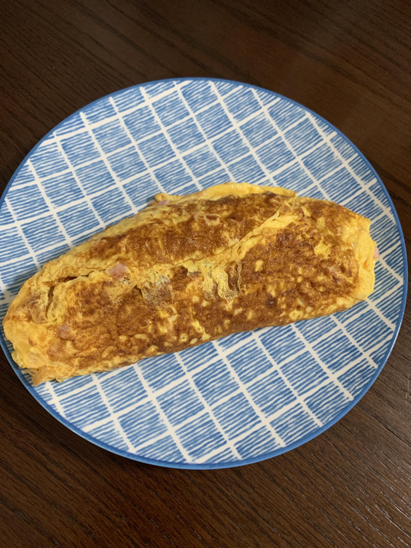 爆浆芝士肉松鸡蛋卷（玉子烧）