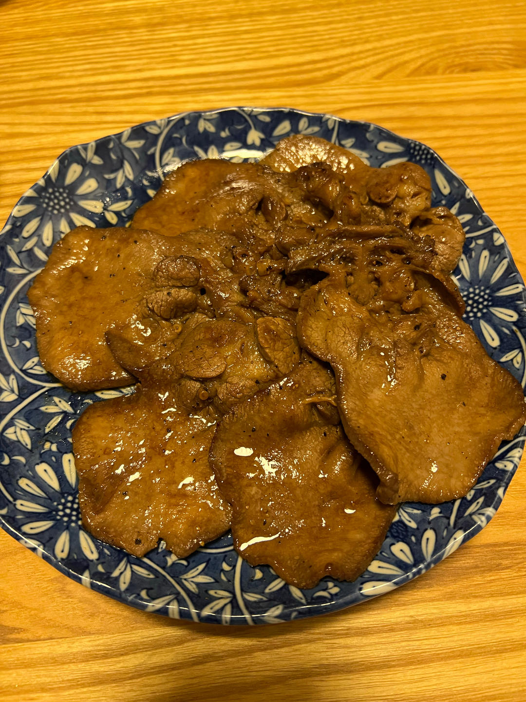 蒜香煎薄牛舌