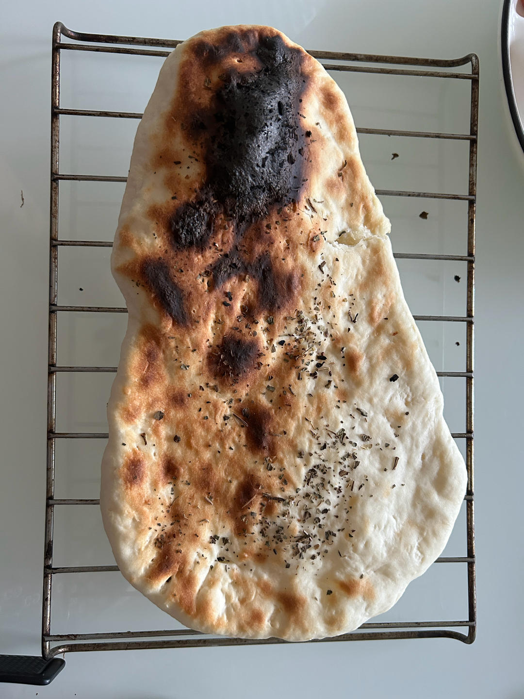 『简单省时的主食面包』印度馕饼Naan/ Indian Flatbread