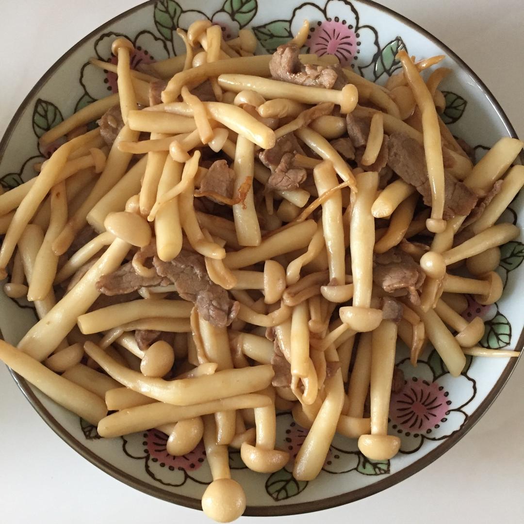海鲜菇小炒肉