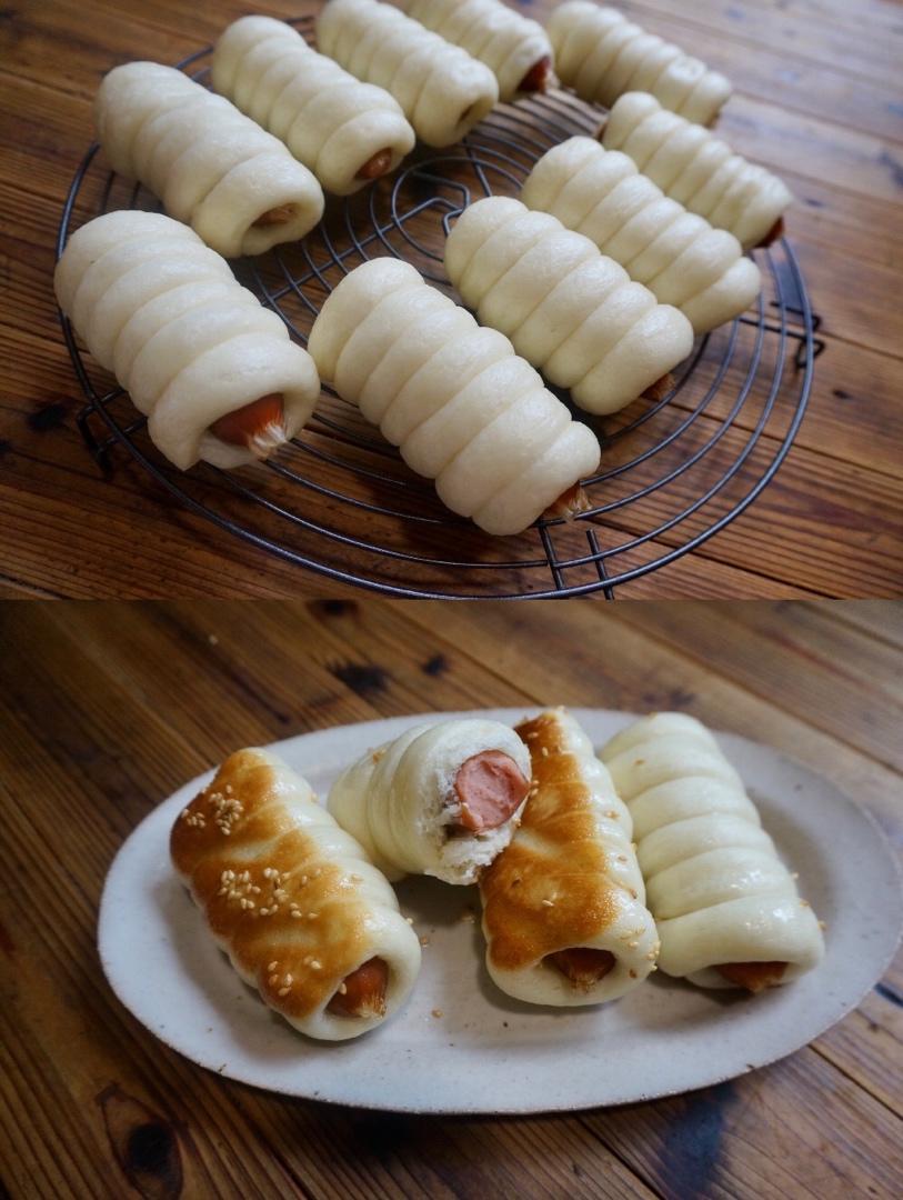 【热狗卷】馒头的花式吃法，你一定没想到！