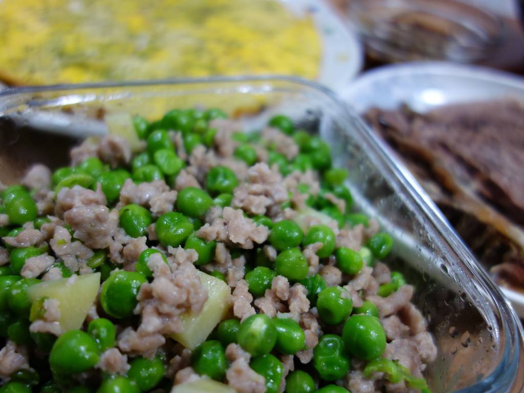 肉末豌豆