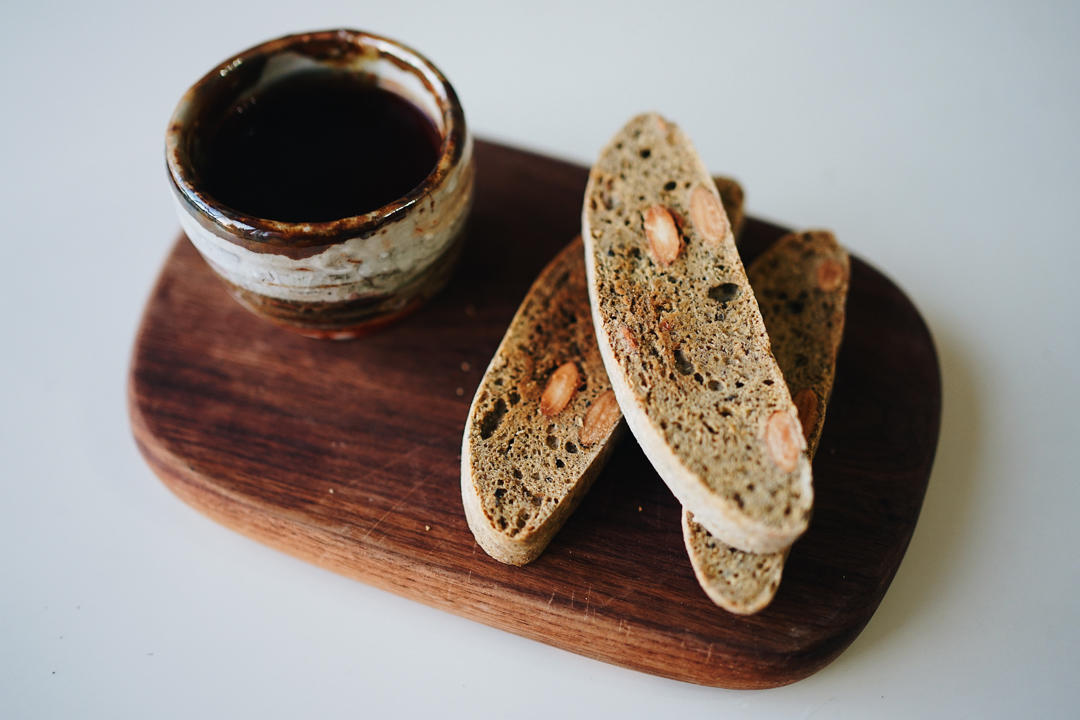 【香到爆炸的！！－黑芝麻风味意式脆饼 】Biscotti