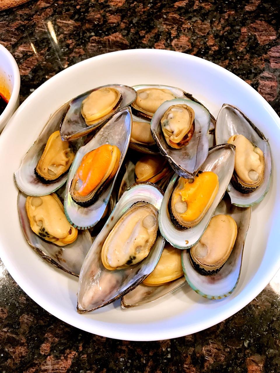 helenxia做的清蒸青口贝