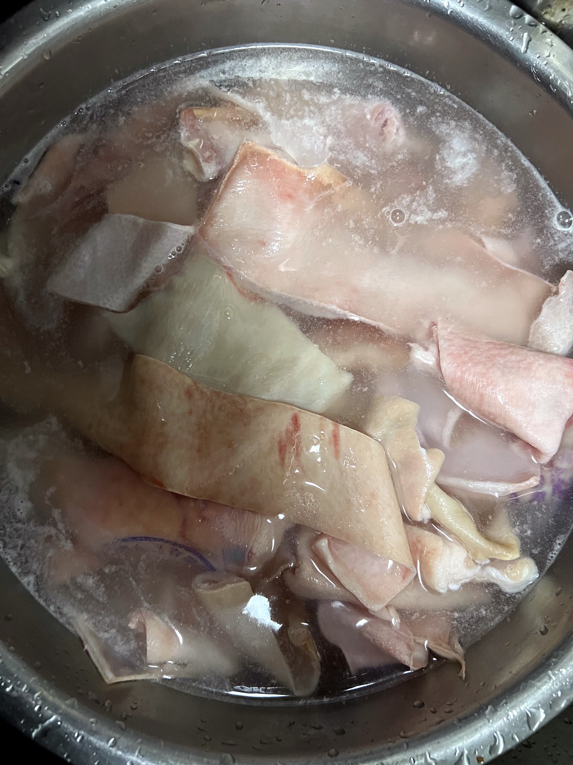 水晶猪皮冻/冻子肉（附料汁）的做法 步骤1