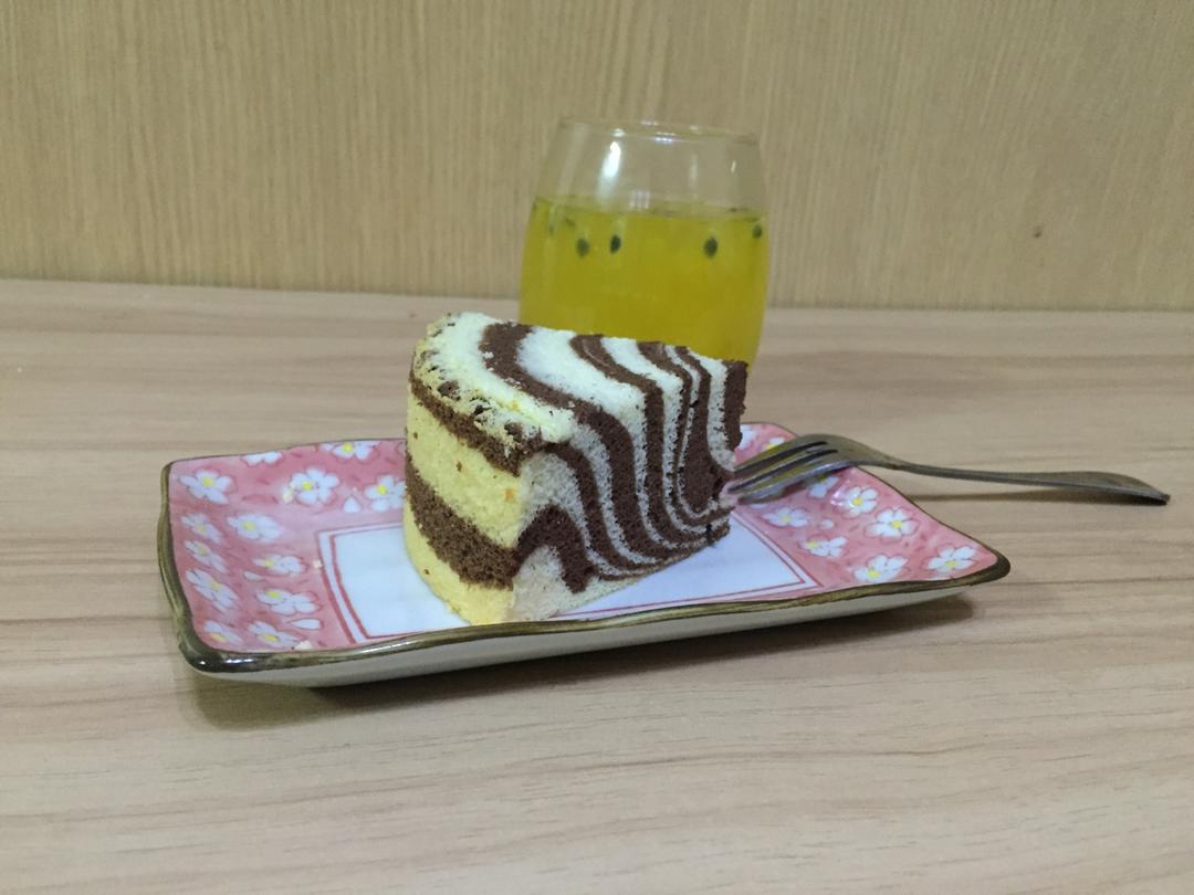 6寸酸奶斑马纹蛋糕