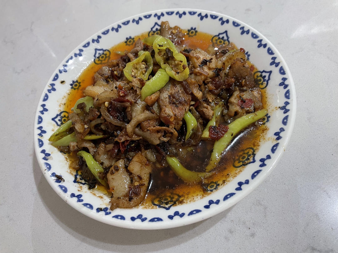 下饭家常菜“盐煎肉” 比回锅肉还好吃 做法简单很下饭
