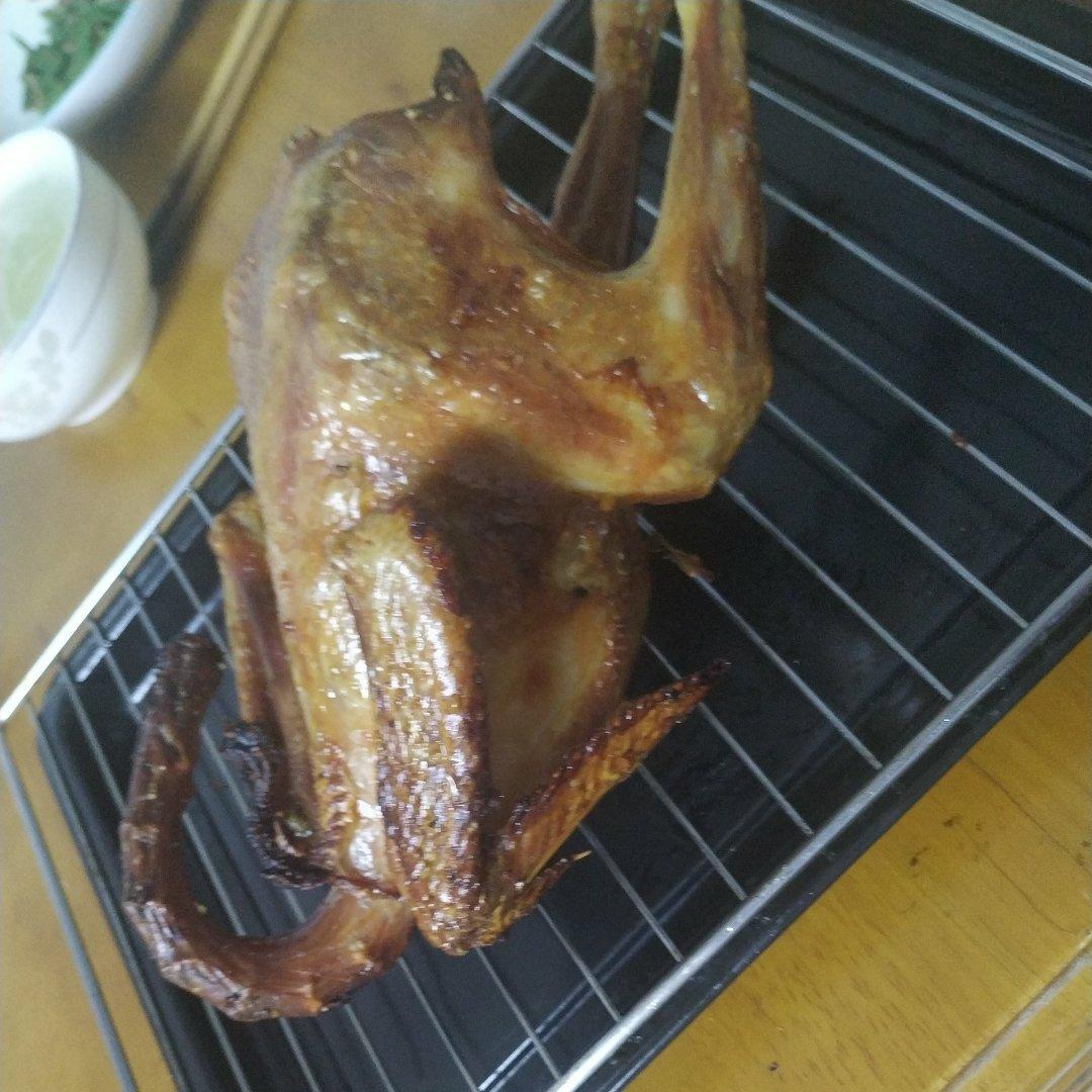 超简单的脆皮烤鸡