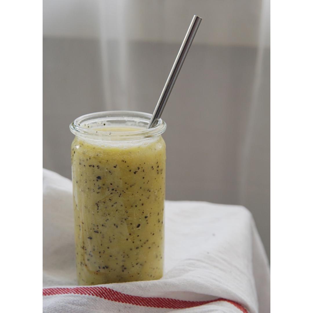 一秒回热带—菠萝百香果冰沙