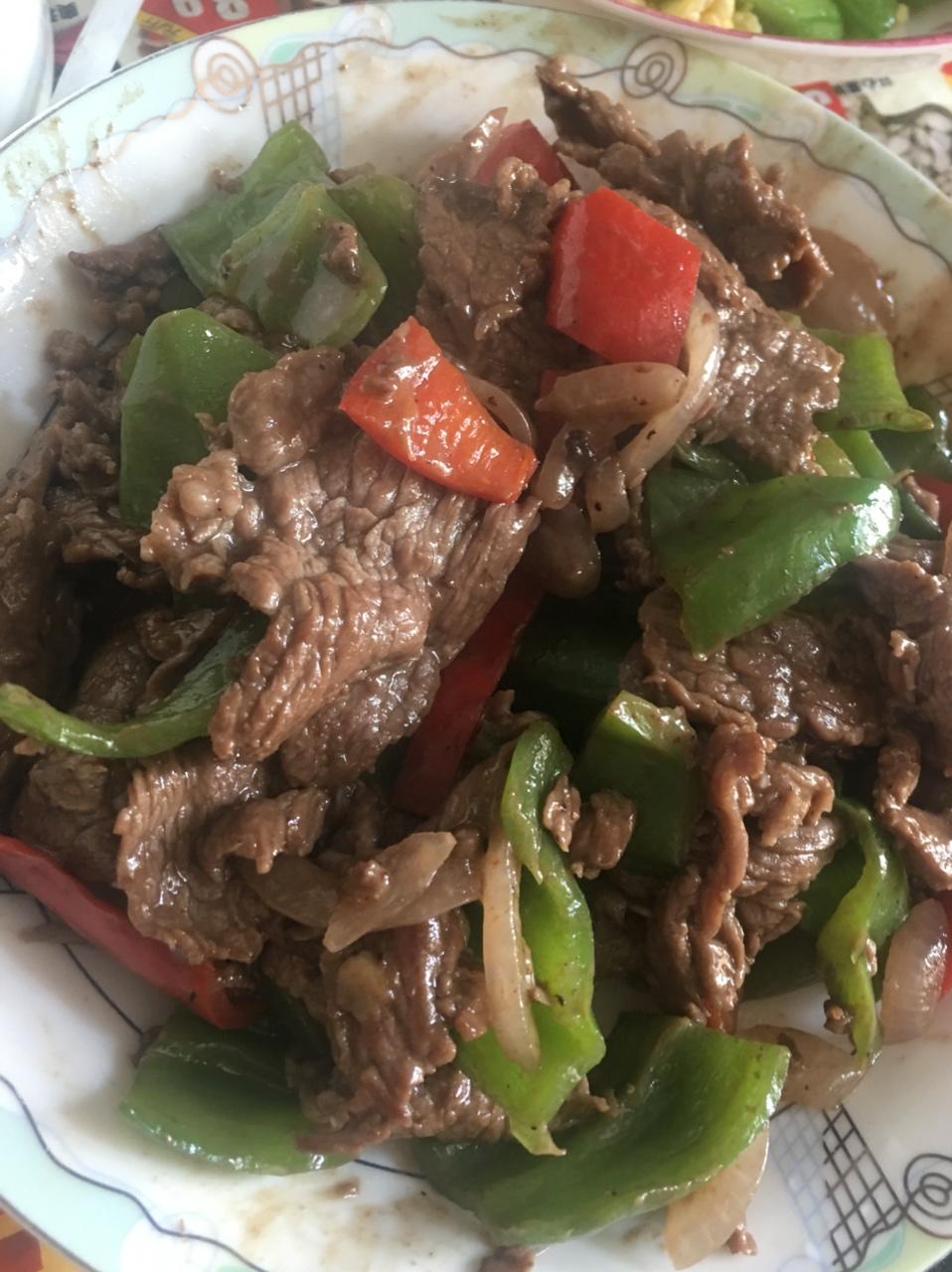 青椒牛肉