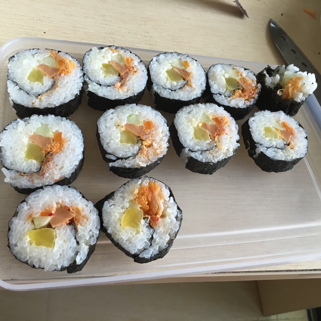 简单寿司/鸡蛋寿司/反转寿司/花样寿司/紫菜包饭