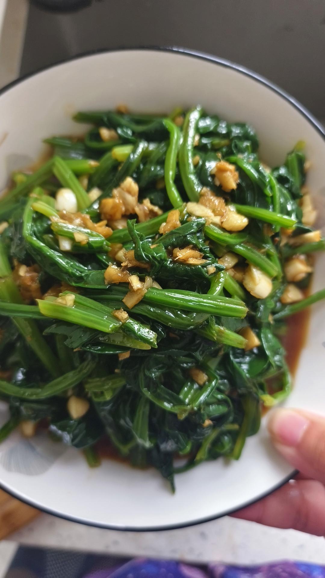 姜汁菠菜