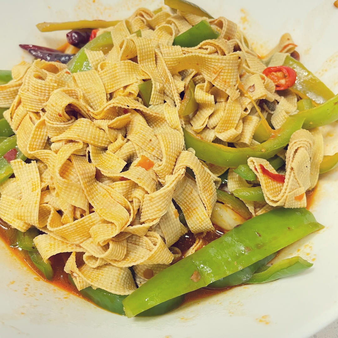 青椒豆皮