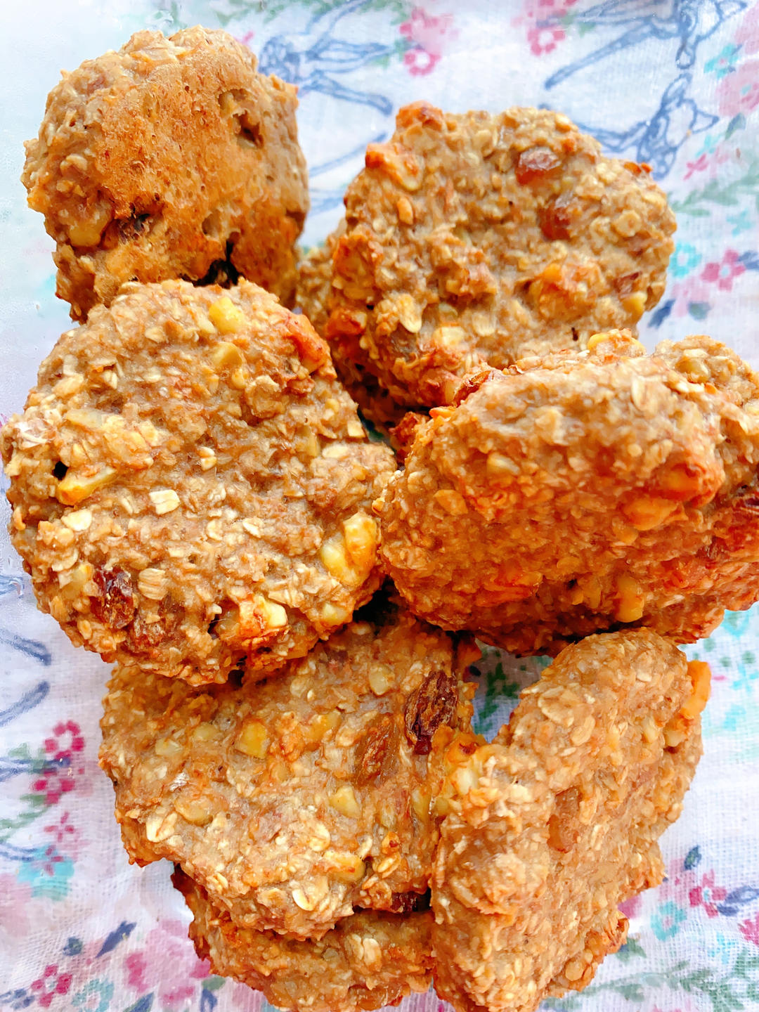 无油无糖，低脂饱腹，香蕉燕麦饼