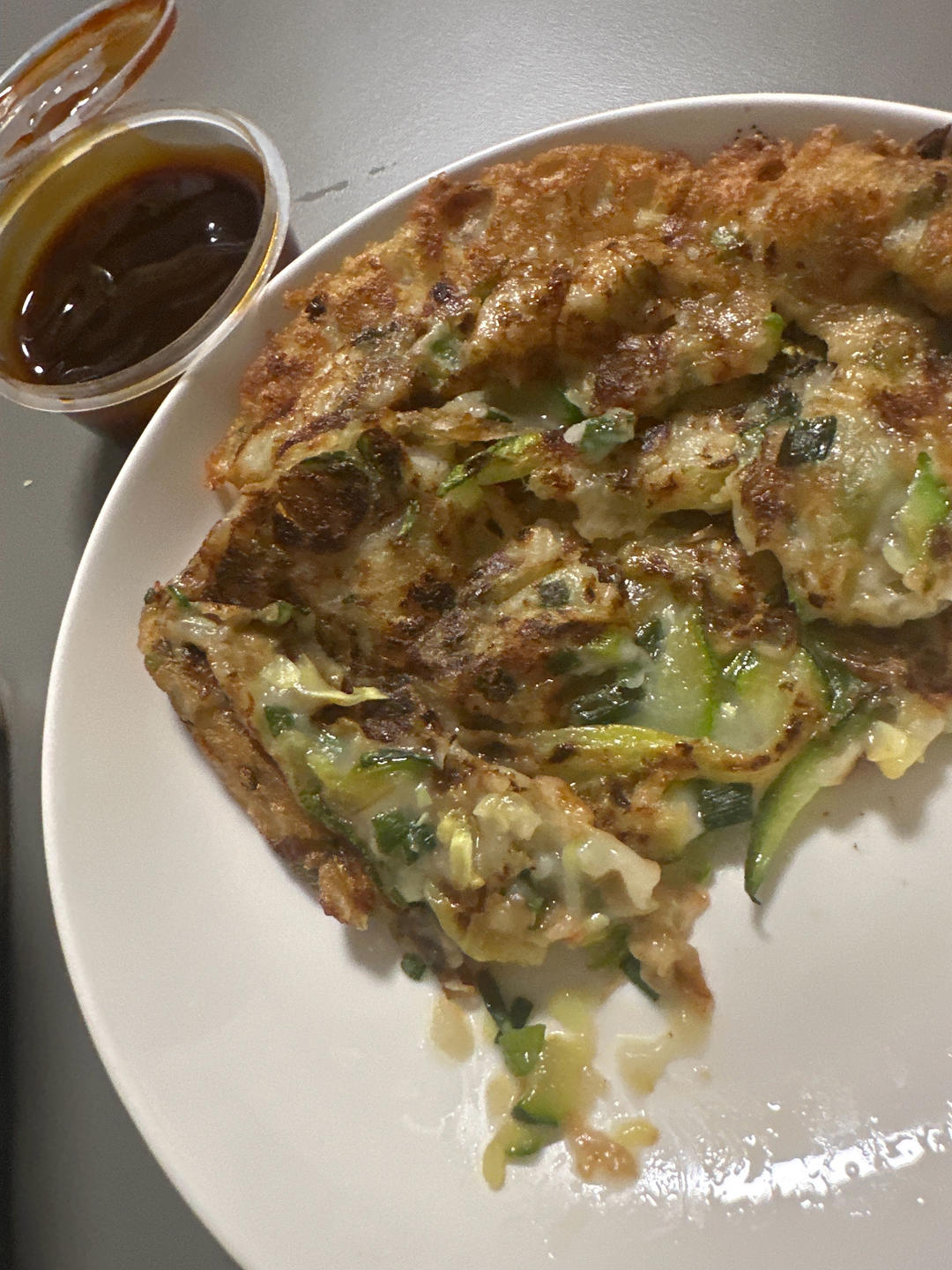 嫩南瓜鸡蛋饼