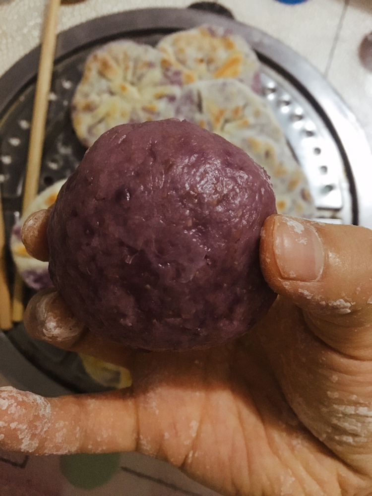 Q弹紫薯全麦小馒头的做法 步骤6