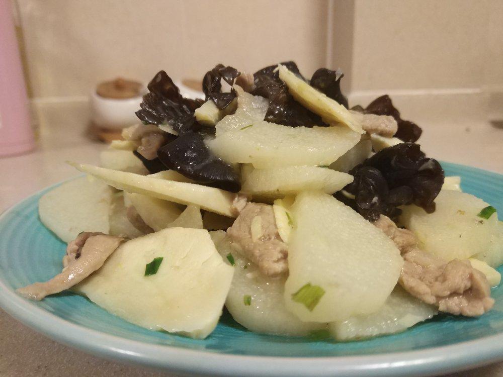 木耳冬笋肉片