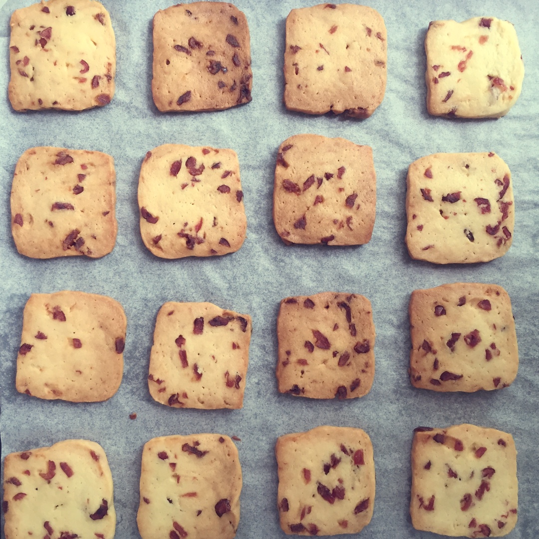 低糖少油版蔓越莓饼干