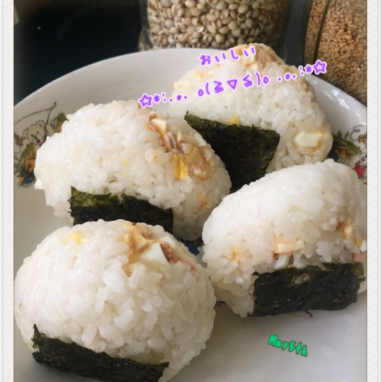 金枪鱼芝士饭团