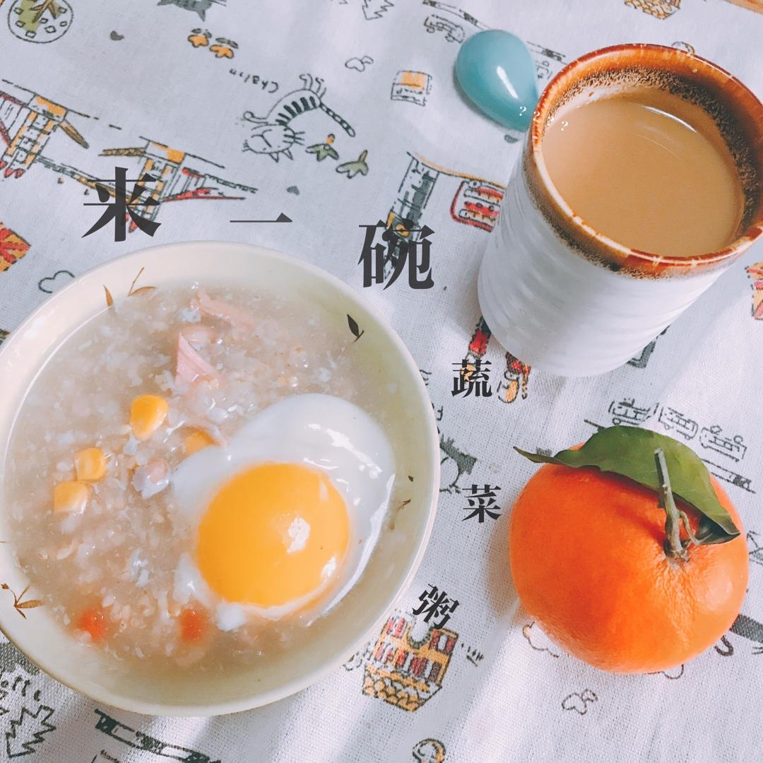 香菇鸡丝粥