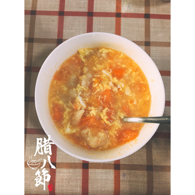 西红柿鸡蛋疙瘩汤