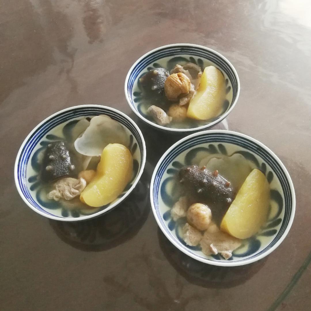 苹果海底椰清润汤