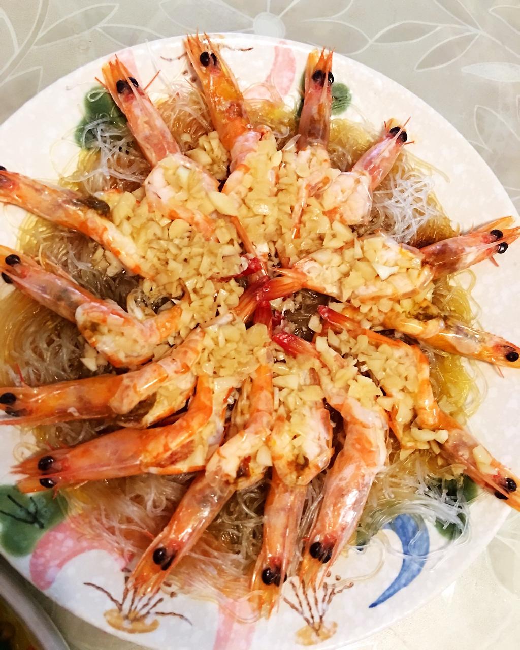 蒜蓉粉丝蒸虾