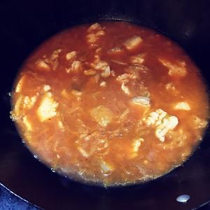 韩国五花肉泡菜锅(吃得汤都不剩)的做法 步骤6
