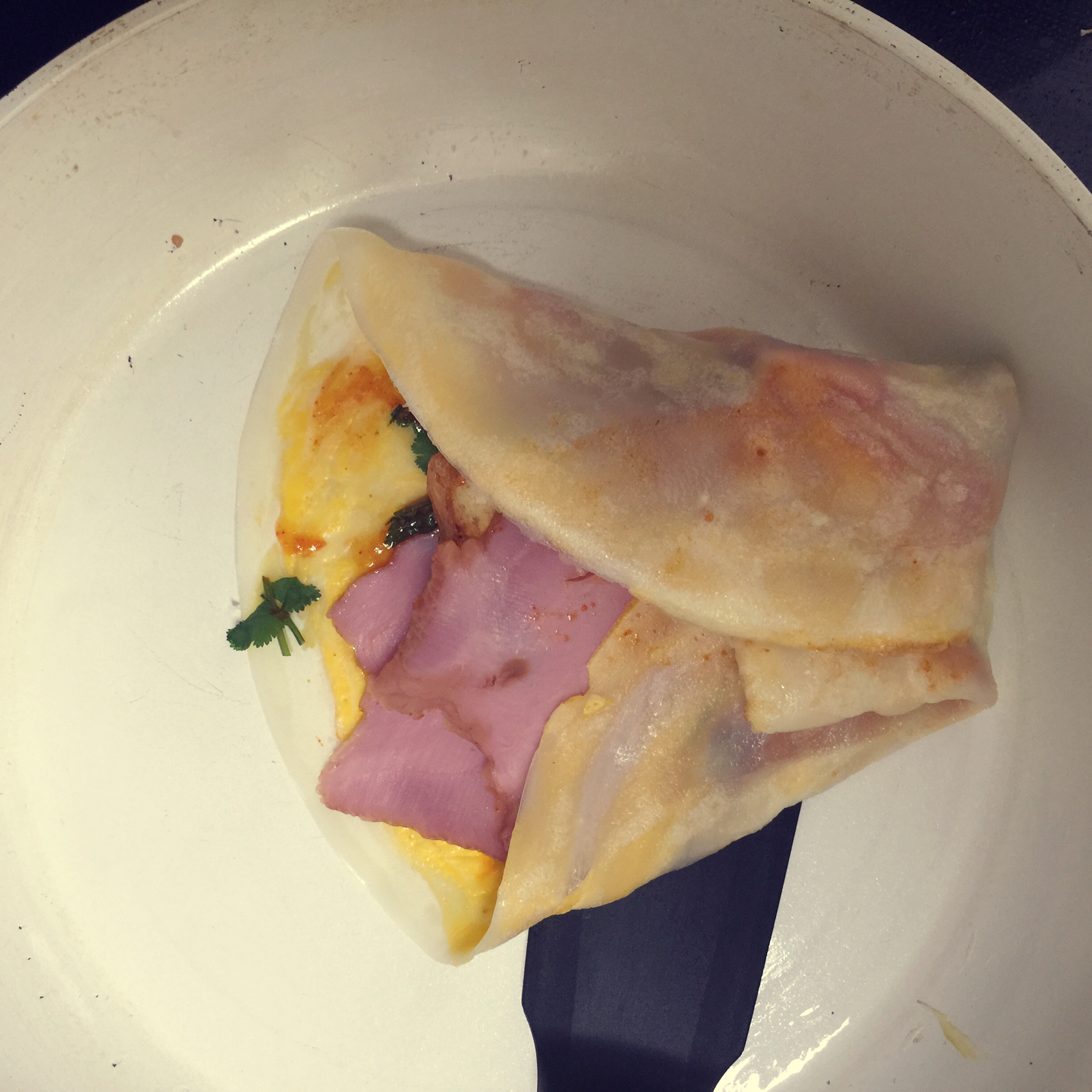 平底锅版煎饼果子