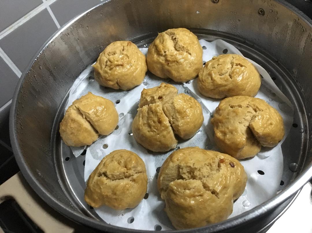 美善品红糖燕麦开花馒头