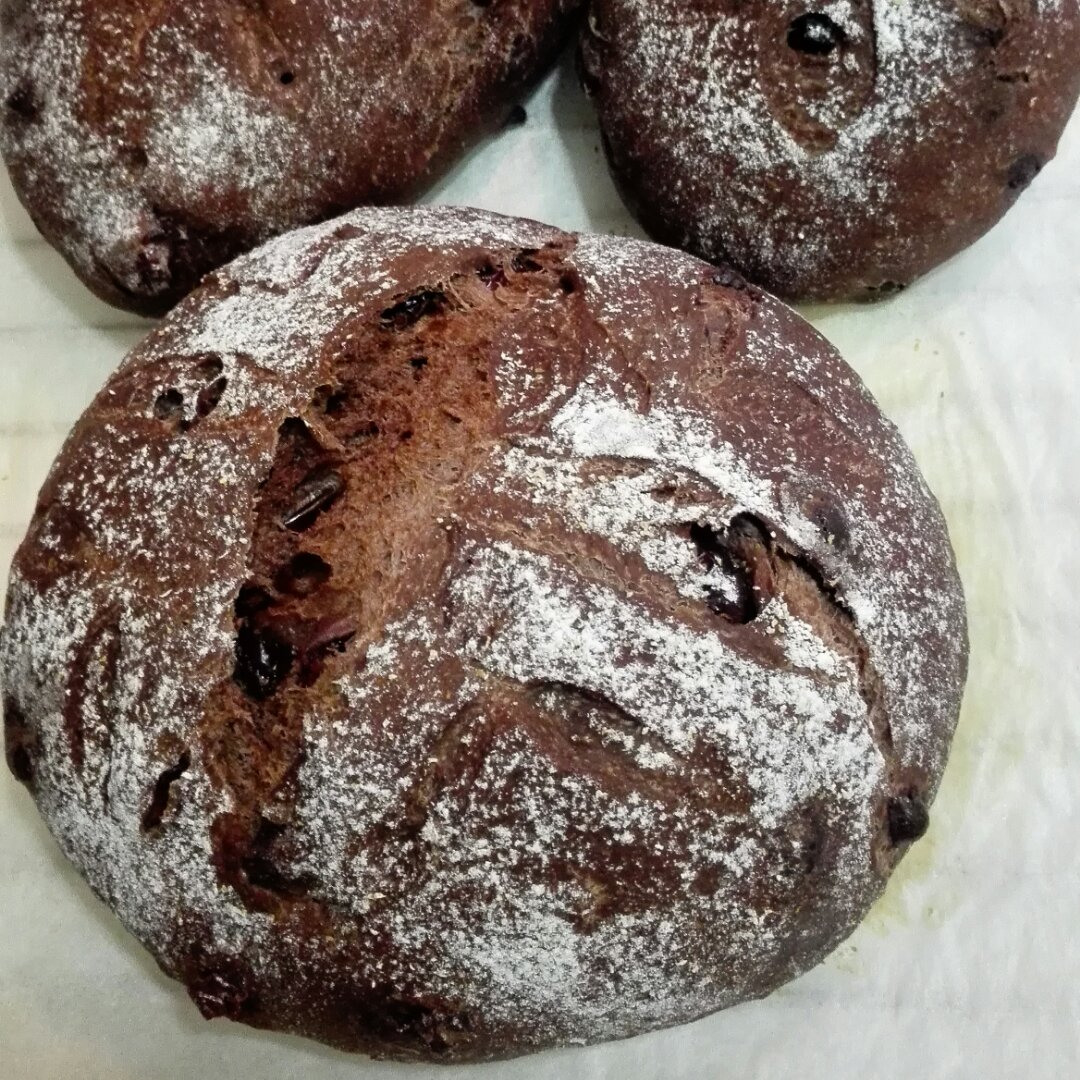 巧克力蔓越莓软欧包