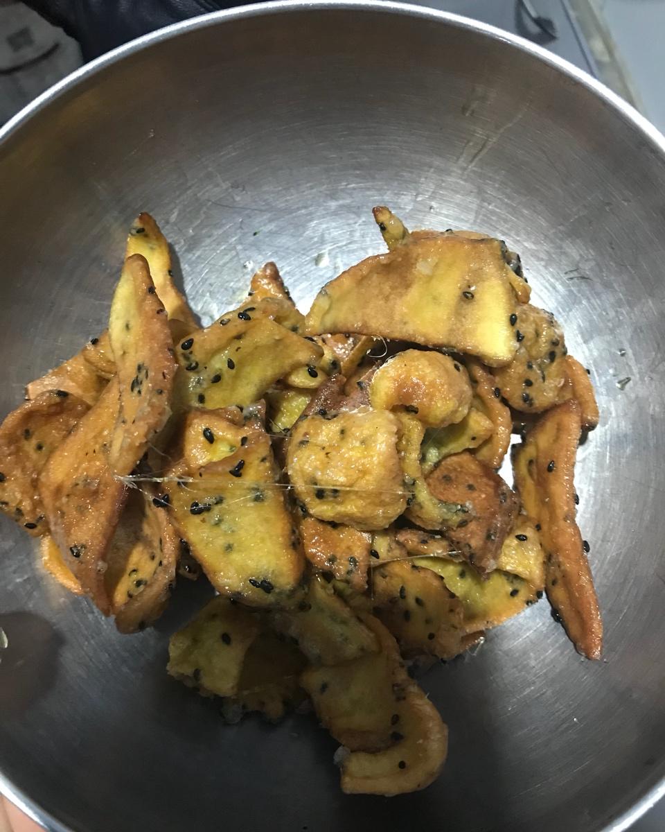 酥黄菜（拔丝鸡蛋）