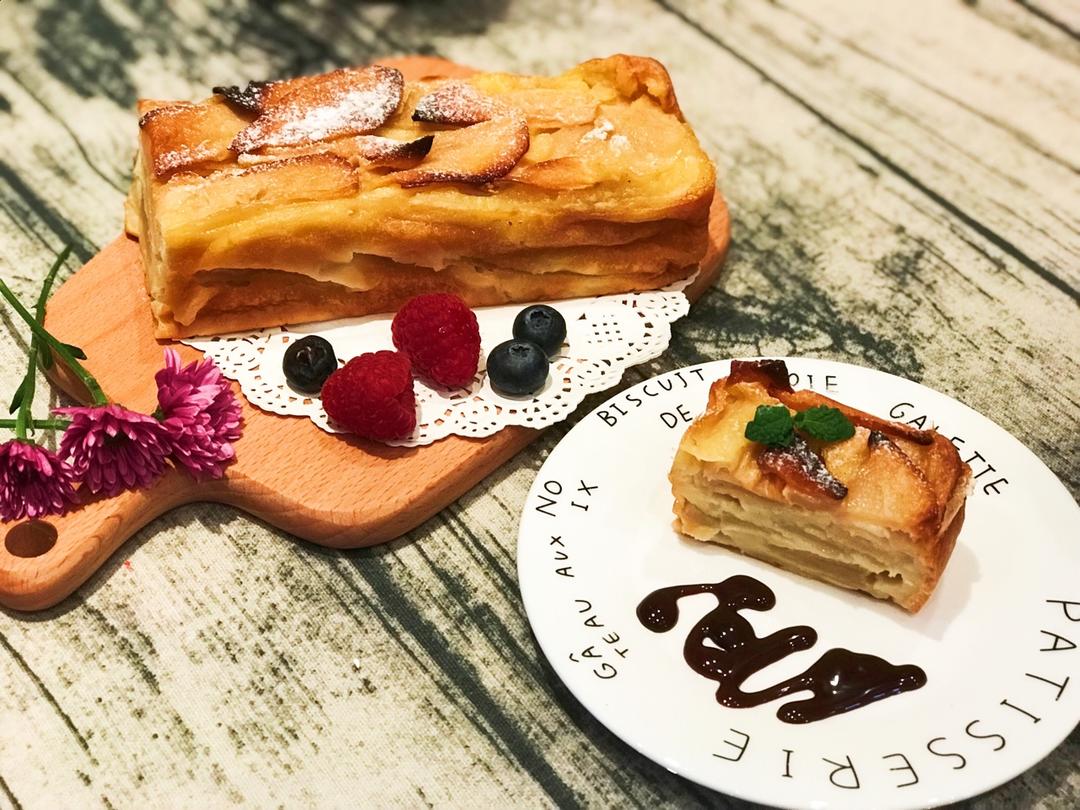 风靡法国的苹果隐形蛋糕