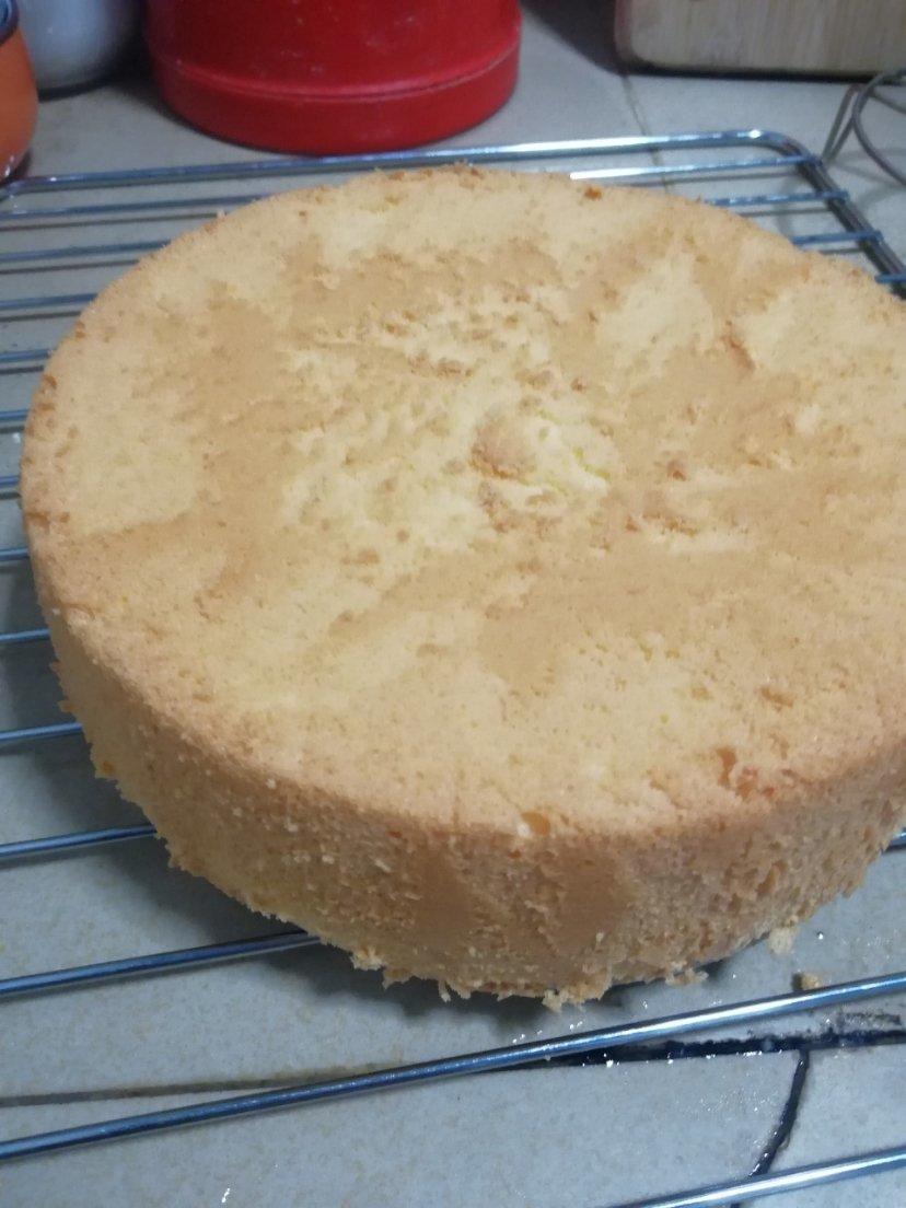 新手零失败的原味戚风蛋糕（八寸）