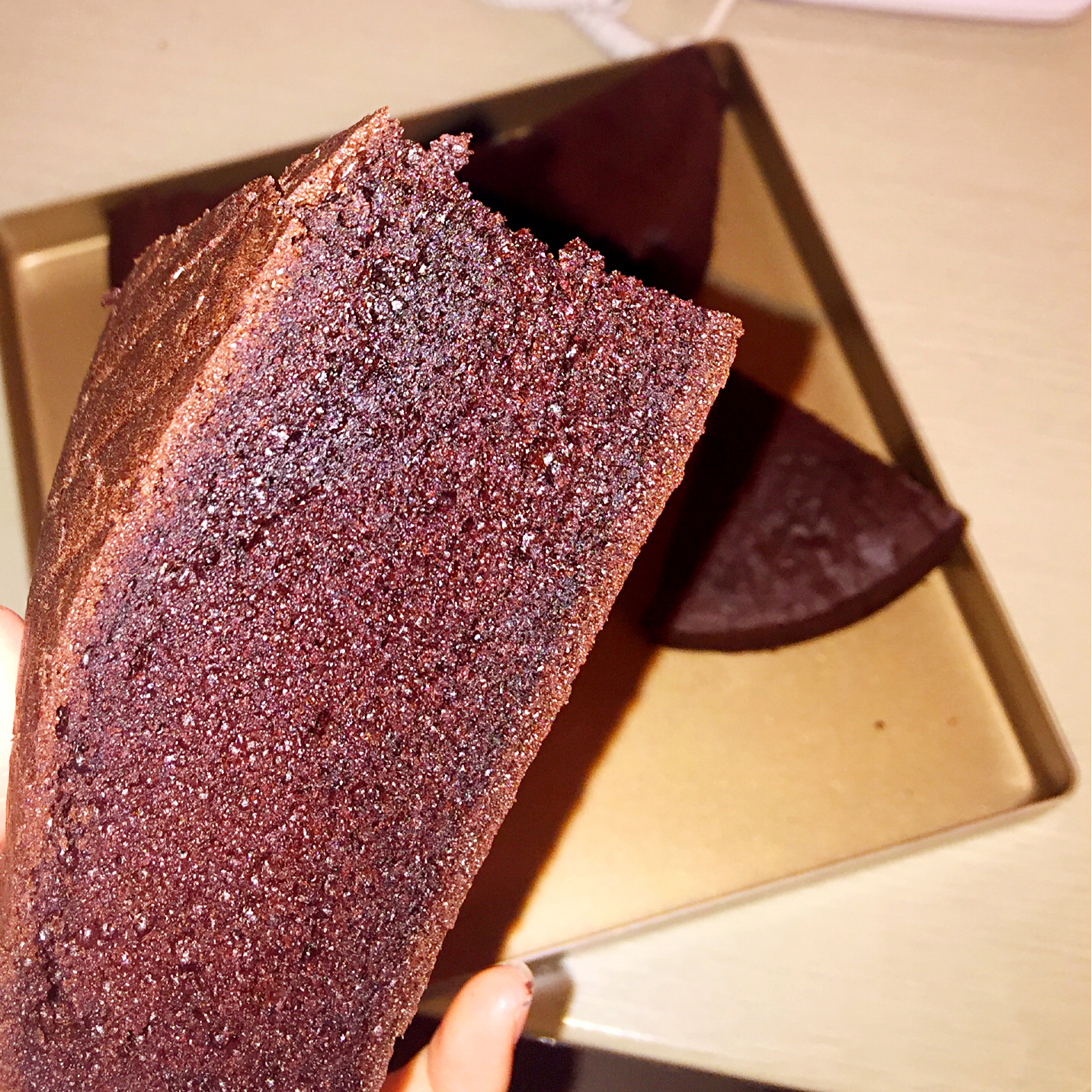 香浓黑巧克力戚风