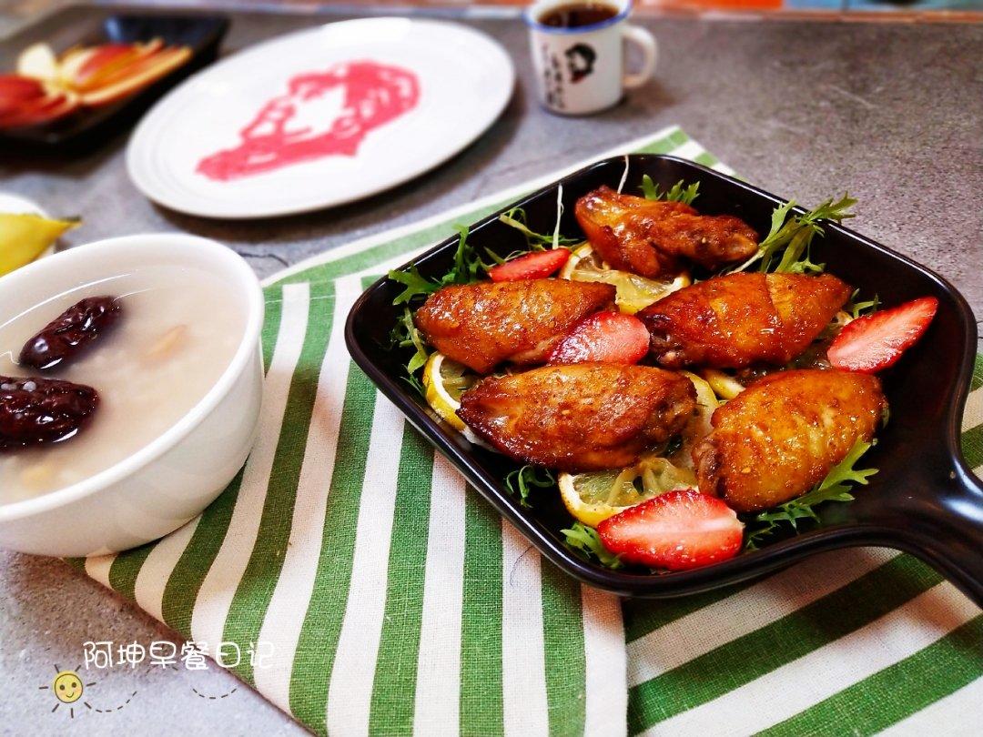 柠檬蜜汁烤鸡翅