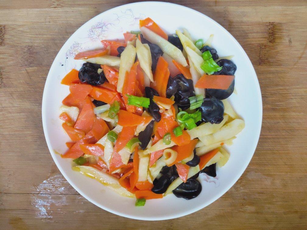 养生系列之木耳炒山药🥕营养价值💯
