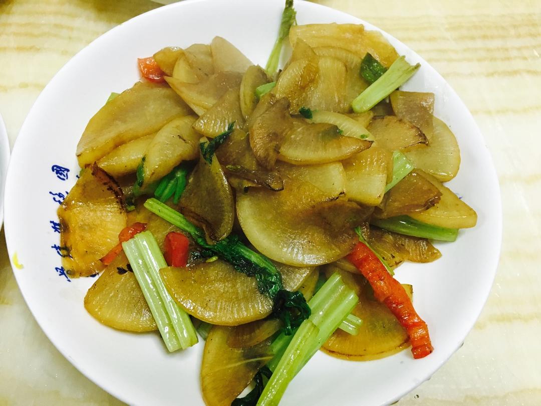 素炒萝卜片