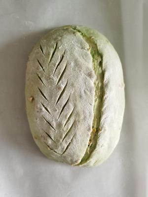 风靡INS的免揉双色开心果双料天然酵母欧包sourdough bread的做法 步骤15