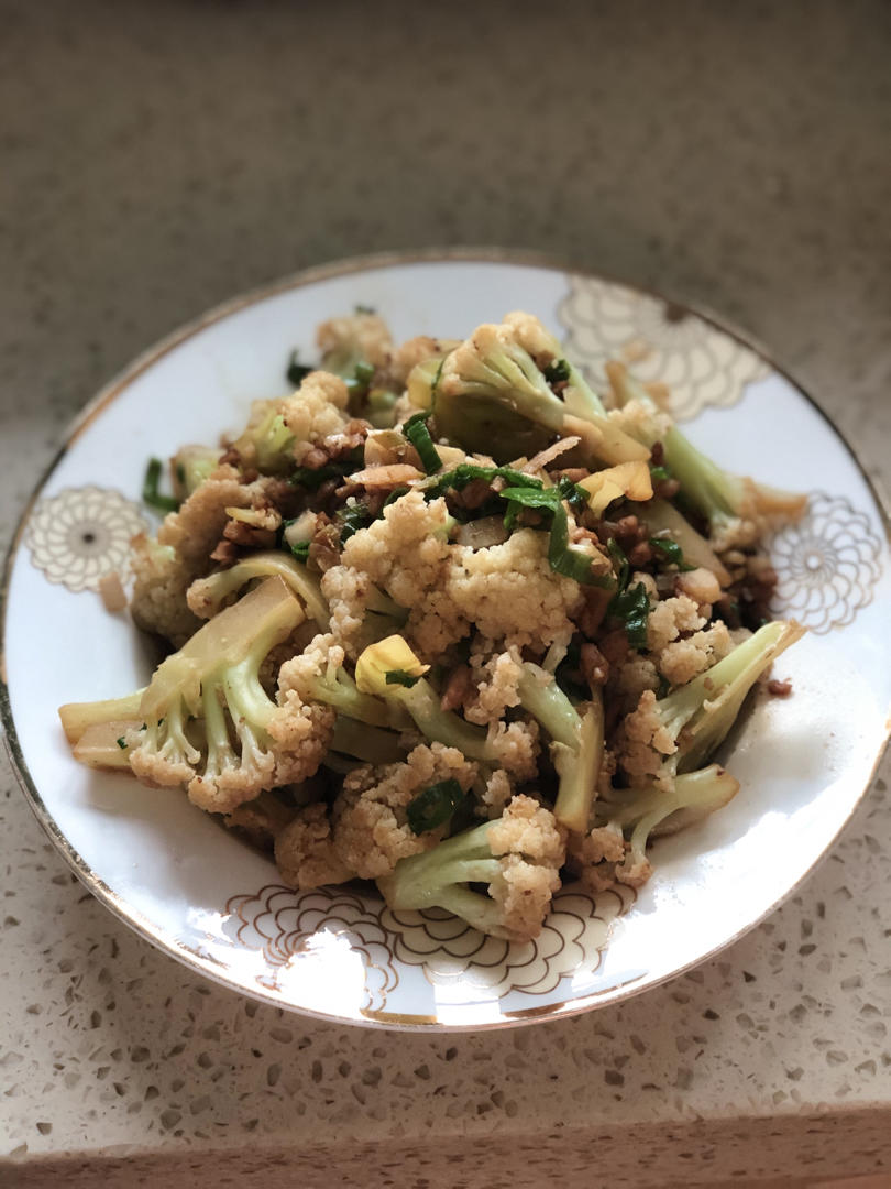 肉末花椰菜