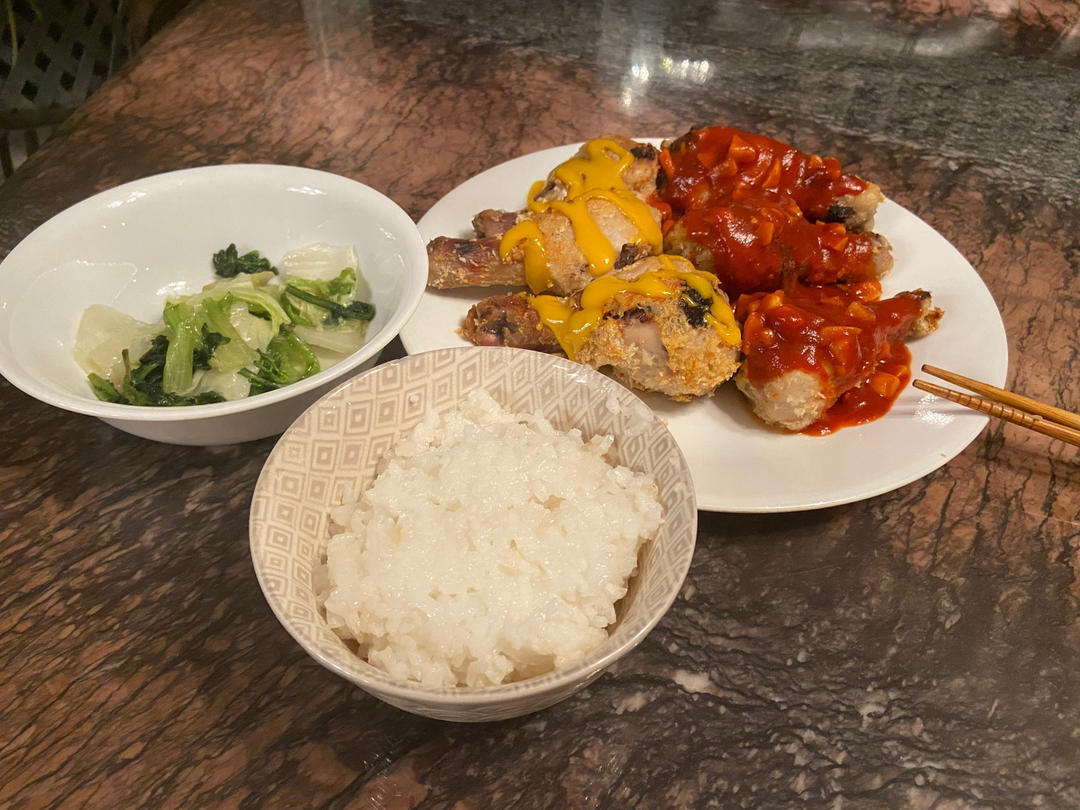 香喷喷的韩式炸鸡（两种口味配方）