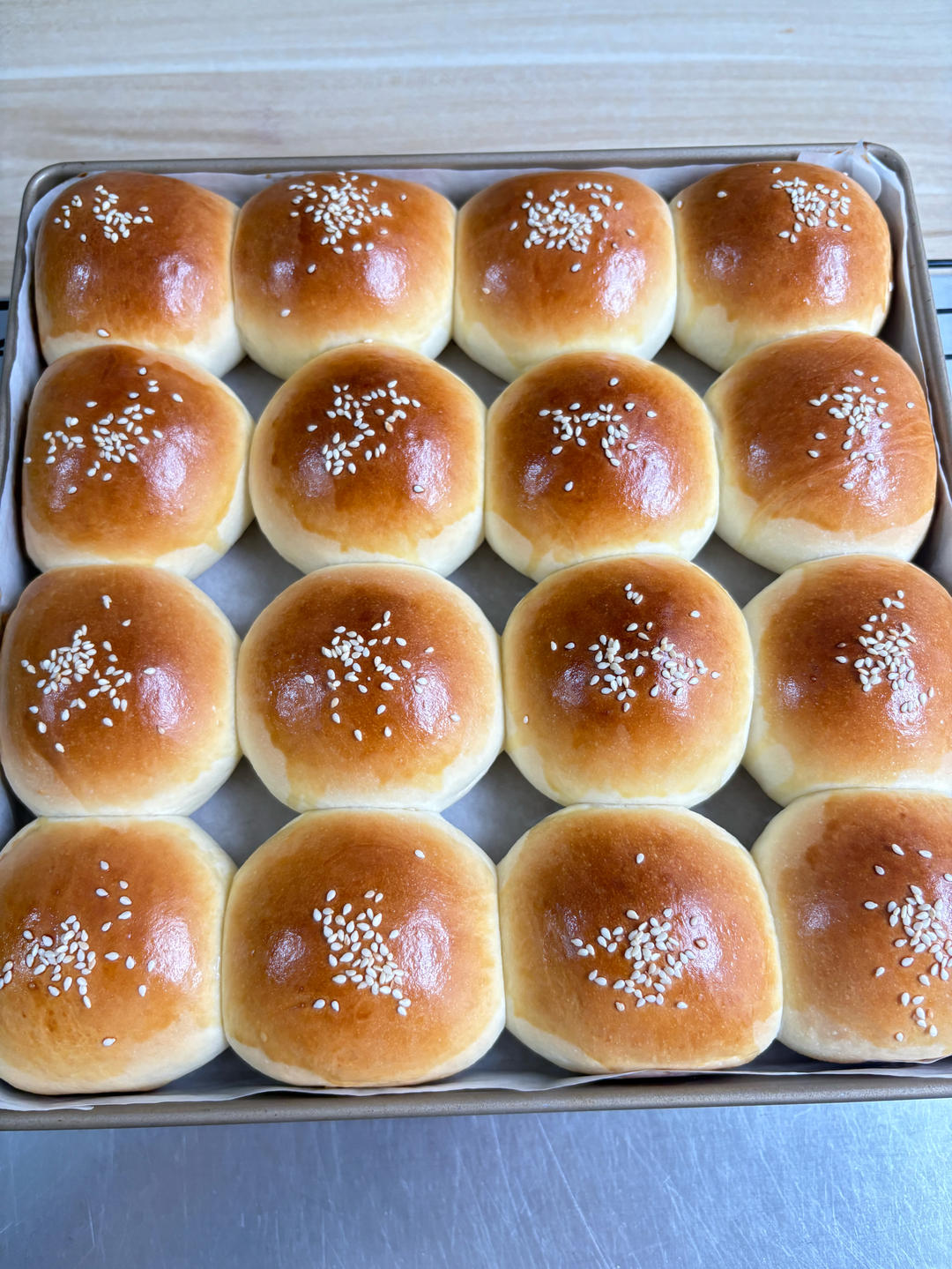 牛奶肉松小餐包（一次发酵）