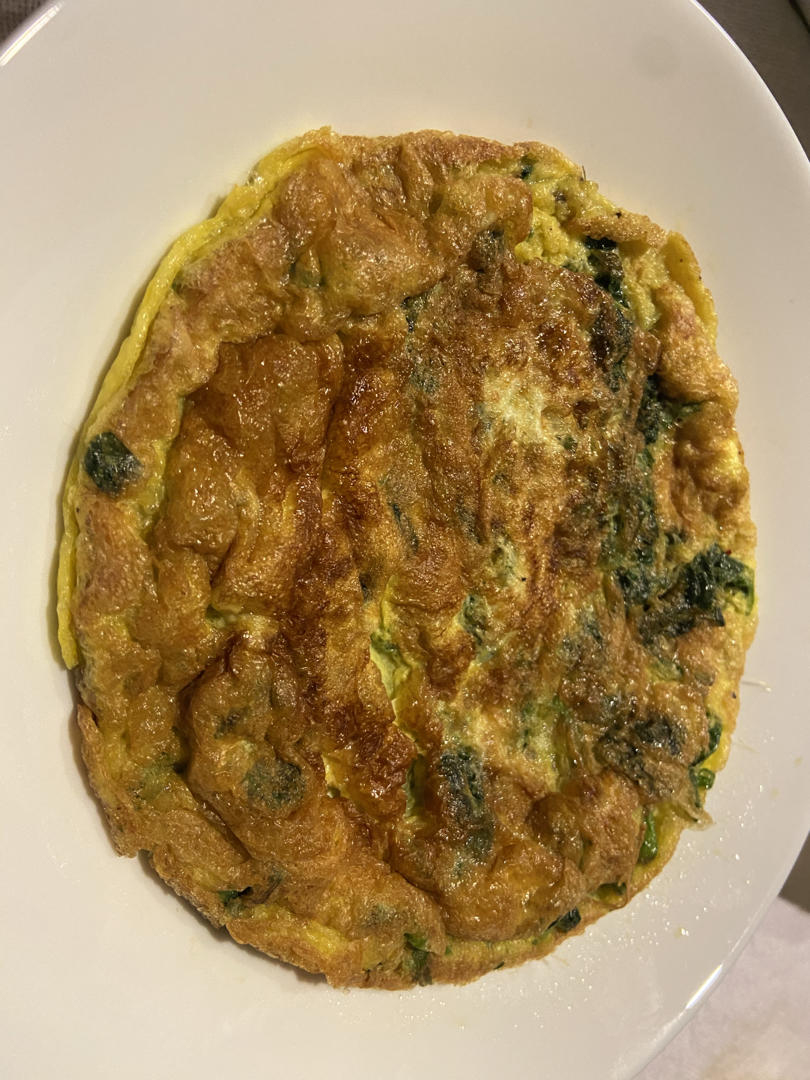 低脂菠菜鸡蛋饼