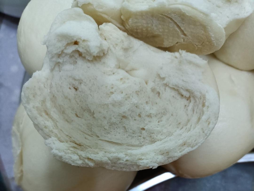 山东呛面馒头～一层一层的剥开，享受纯手工的美味