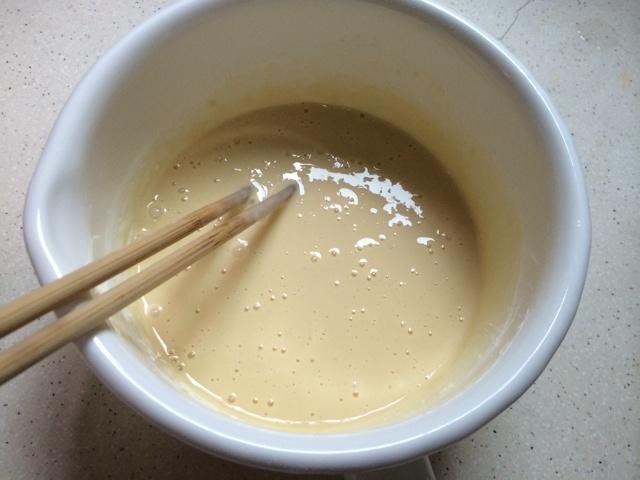 平底锅版蜜红豆饼的做法 步骤3