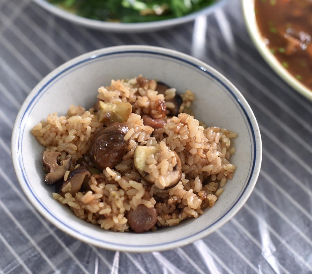 腊肠栗子饭