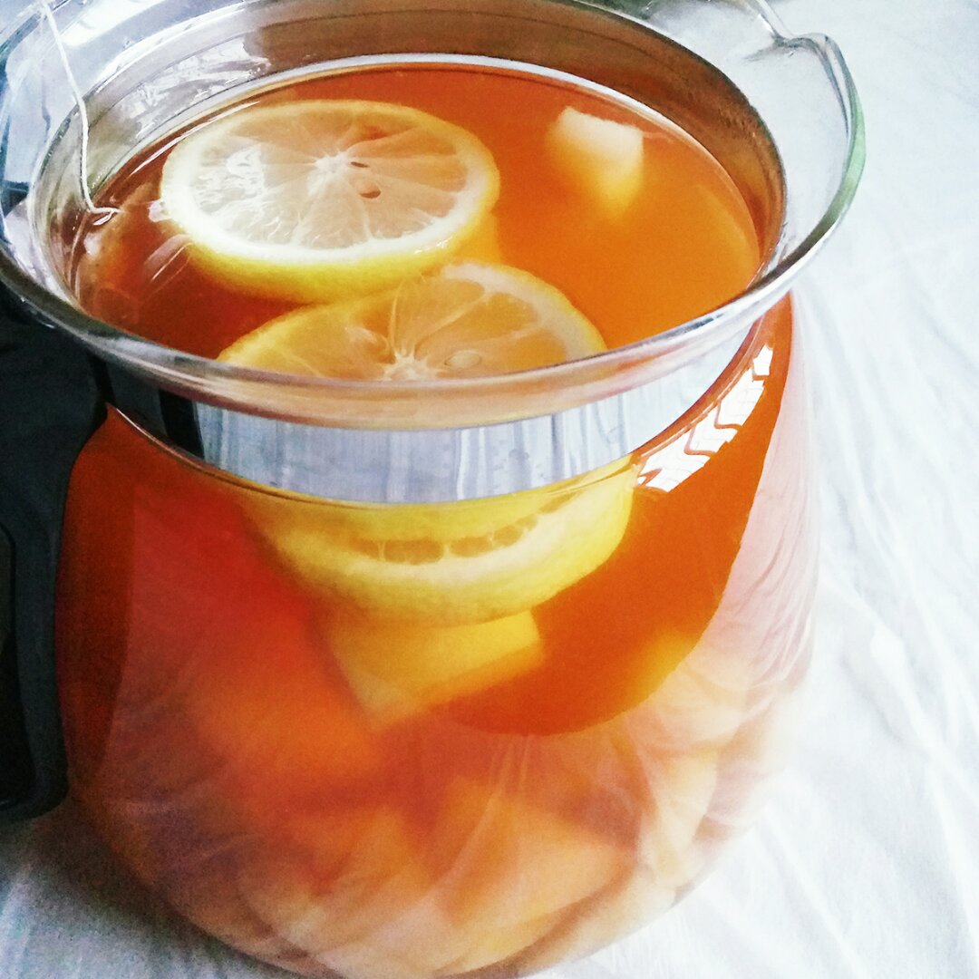 夏日冰爽蜜桃冰茶