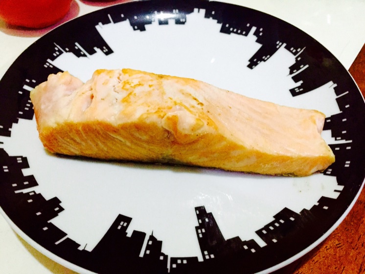 和风早餐——盐煎三文鱼